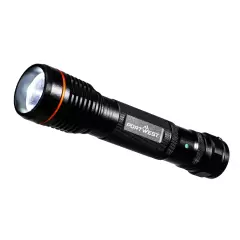 Portwest PA75BKR, USB-aufladbare Taschenlampe, Schwarz