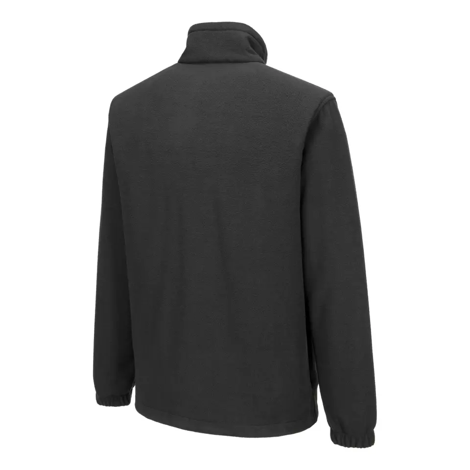 Portwest AS26BKR, Anti-Static ESD Fleece, Black, image 3, gallery thumbnail