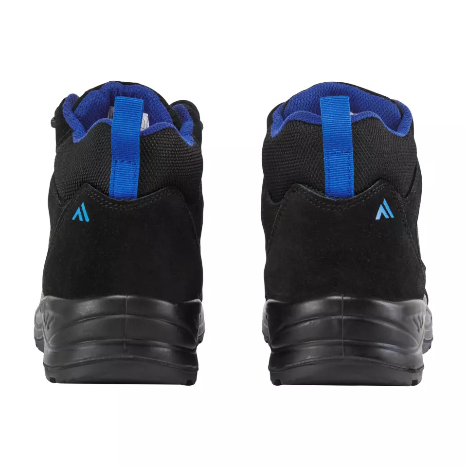 Portwest FC22BKB, Composite Textile Suede Mid Boot S3L HRO SR FO, Black/Blue, image 2, gallery thumbnail