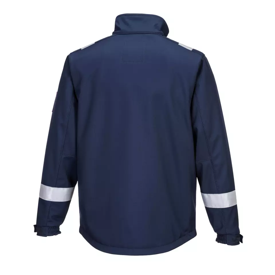 Portwest MV73NAR, Modaflame Softshell Jacket, Navy, image 2, gallery thumbnail