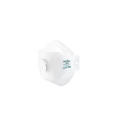 Portwest P391WHR, EAGLE FFP3 Faltbare Atemschutzmaske mit Ventil Dolomite, Weiß