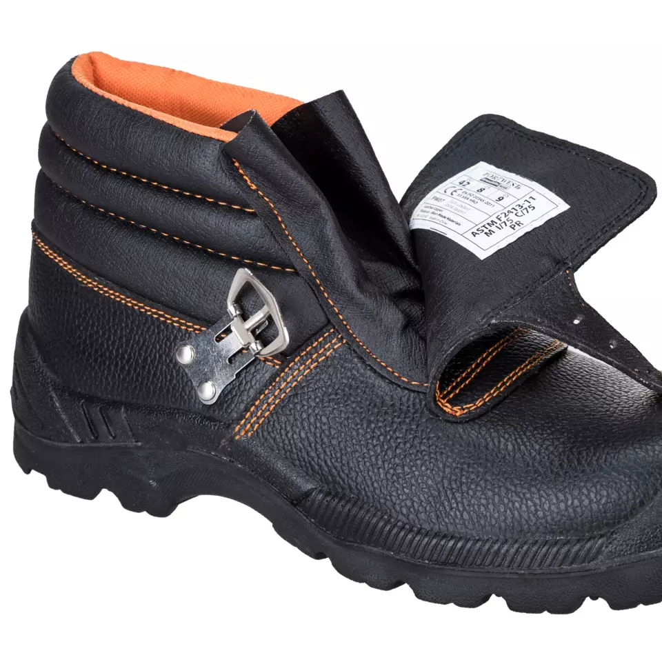 Portwest FW07BKR, Composite Action Leather Welders Boot S3L HRO SR, Black, image 2, gallery thumbnail