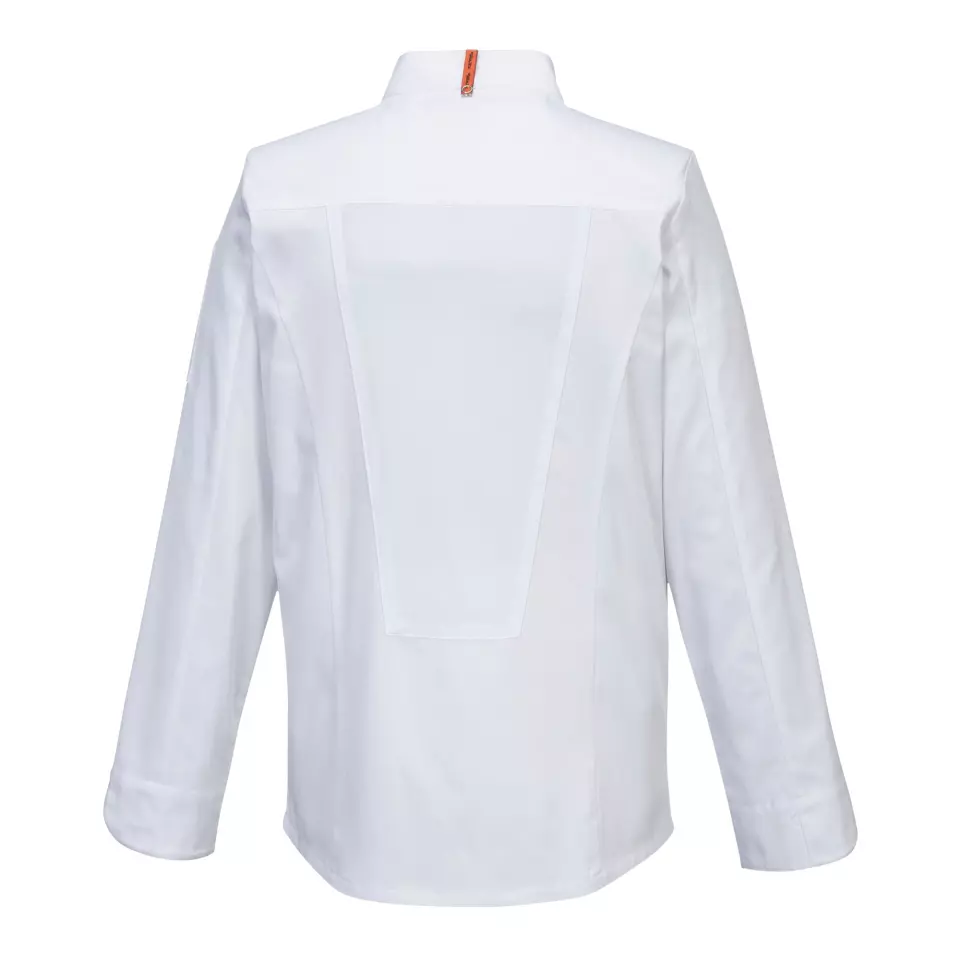 Portwest C838WHR, Chef's MeshAir Pro Jacket L/S, White, image 2, gallery thumbnail