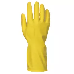 Portwest A800YER, Haushalt-Latex-Handschuh, Gelb