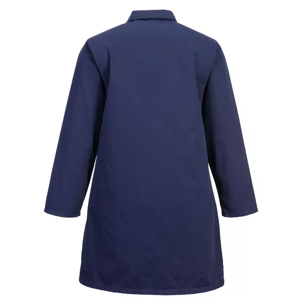 Portwest AS10NAR, Anti-Static ESD Coat, Navy, image 2, gallery thumbnail