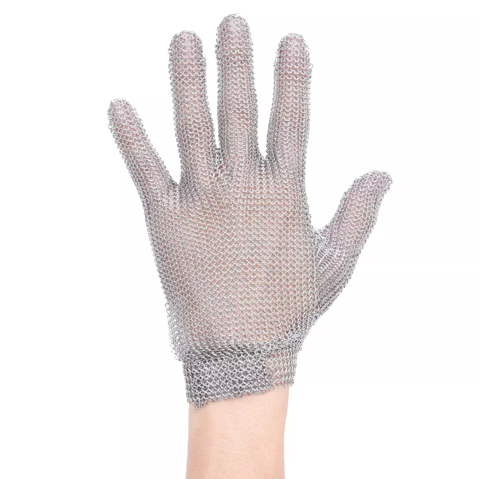 Portwest AC01SIR, Chainmail Glove, Silver, image 1, gallery thumbnail