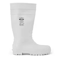Portwest FW84WHR, Steel PVC Food Wellington S4 FO, White