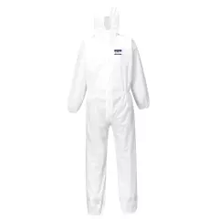 Portwest ST30WHR, BizTex SMS Coverall Type 5/6, White