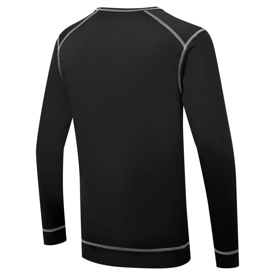 Portwest B153BKR, Base Pro Antibacterial Top, Black, image 3, gallery thumbnail