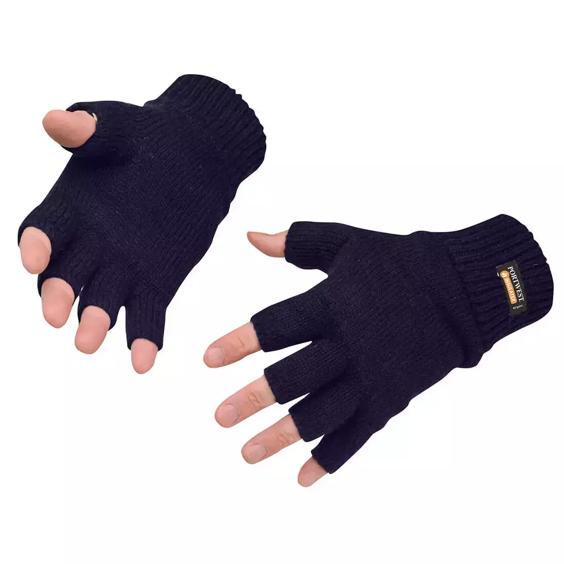 Portwest GL14, Insulated Fingerless Knit Glove, image 2