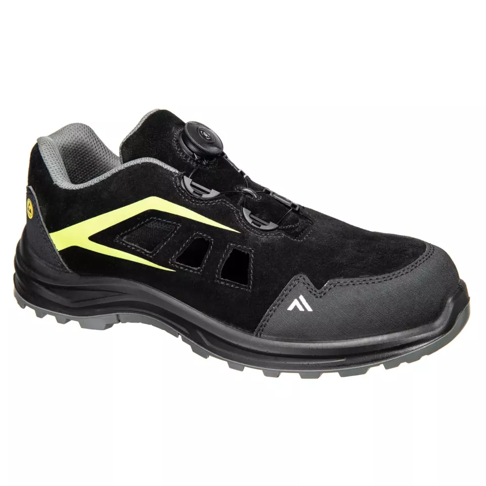 Portwest FE06BGN, Composite Sandal S1 ESD SR FO, Black/Green, image 4, gallery thumbnail