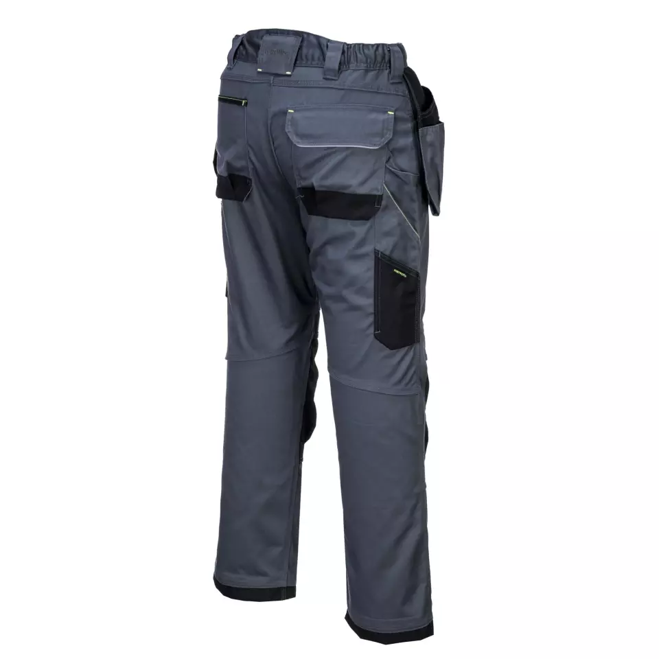 Portwest T602ZBR, PW3 Holster Work Trousers, Zoom Grey/Black, image 9, gallery thumbnail