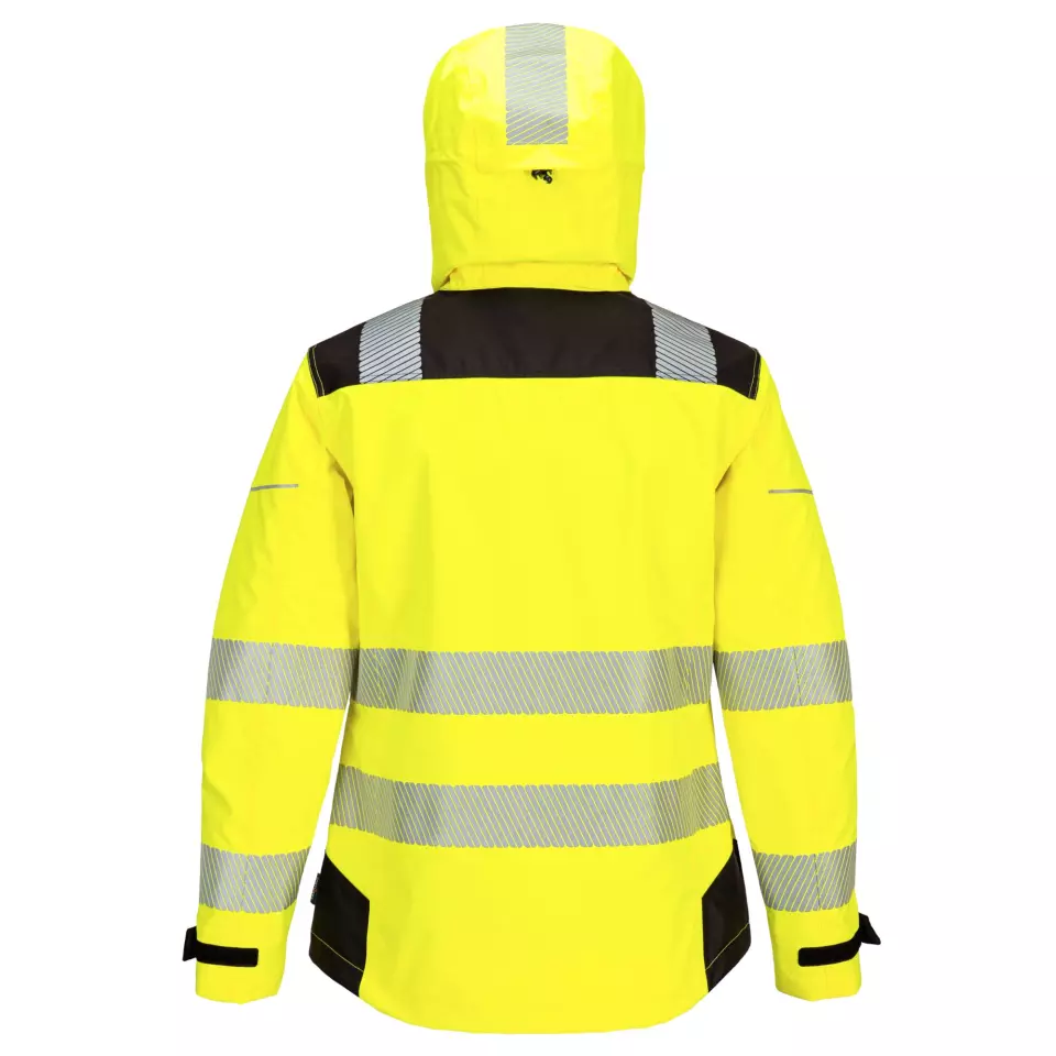 Portwest PW389YBR, PW3 Hi-Vis Damen-Regenjacke, Gelb/Schwarz, image 2, gallery thumbnail