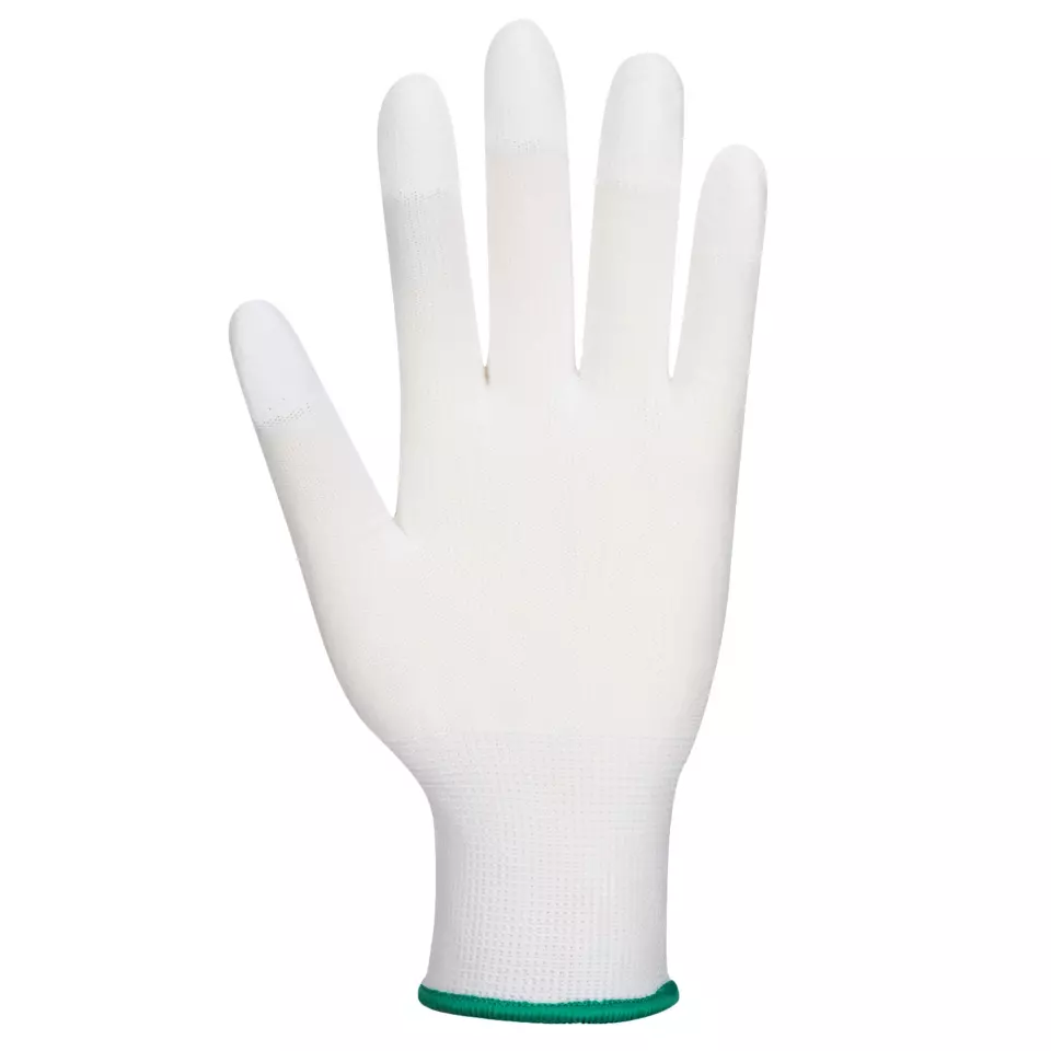 Portwest A121WHR, PU Fingerkuppen-Handschuh, Weiß, image 3, gallery thumbnail