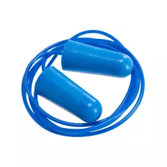 Portwest EP30BLU, Detectable Corded PU Ear Plugs, Blue