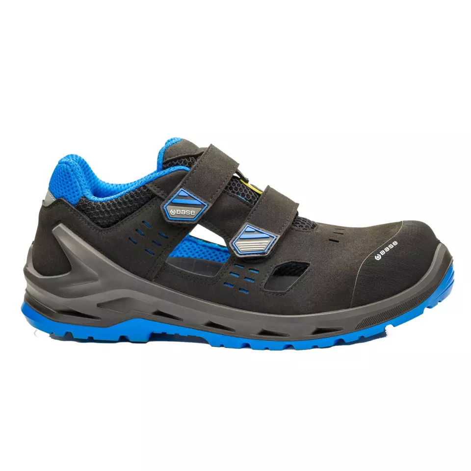Portwest B1205BKB, I-Bit Sandal S1P ESD SRC, svart/blå, image 1, gallery thumbnail