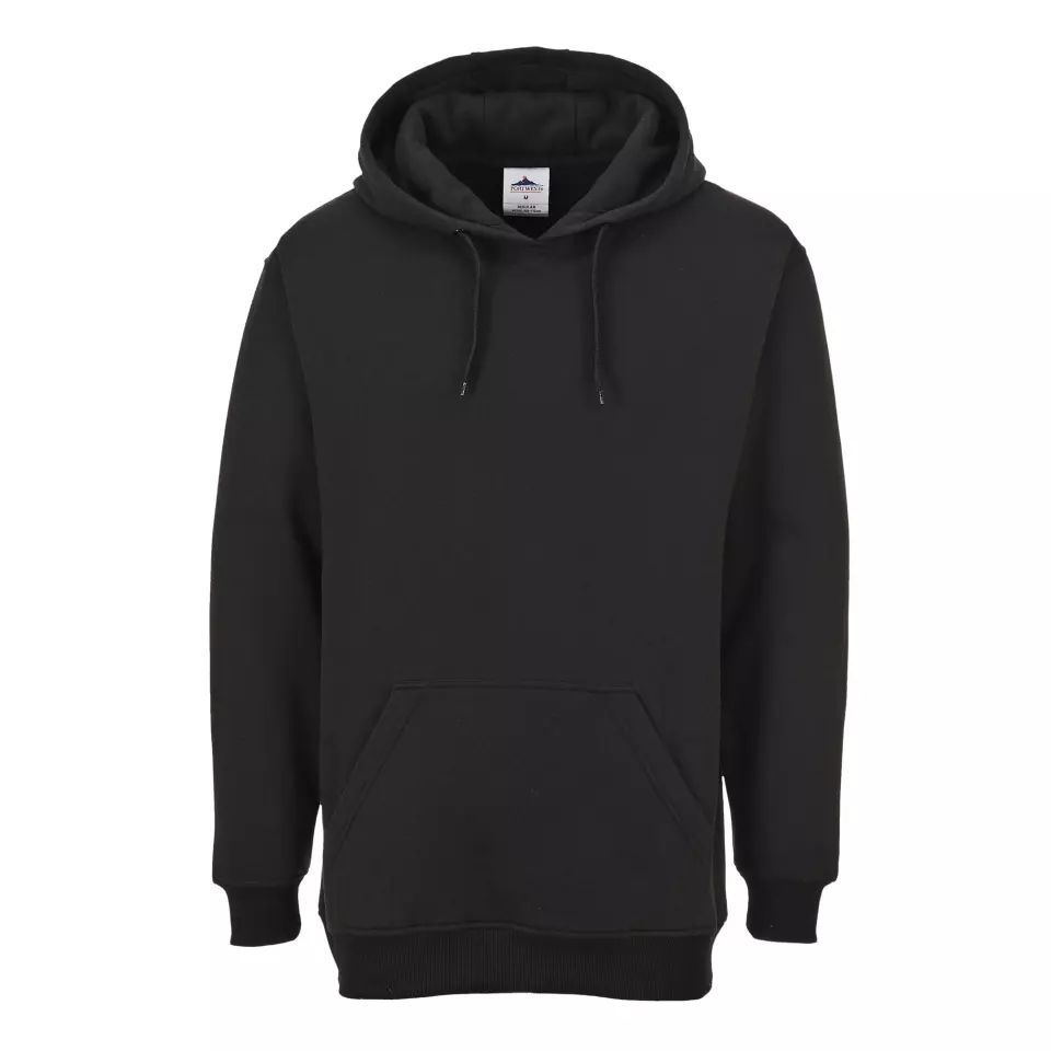 Portwest B302BKR, Roma Hoodie, Black, image 1, gallery thumbnail