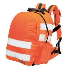 Portwest B904ORR, Quick Release Hi-Vis Rucksack, Orange