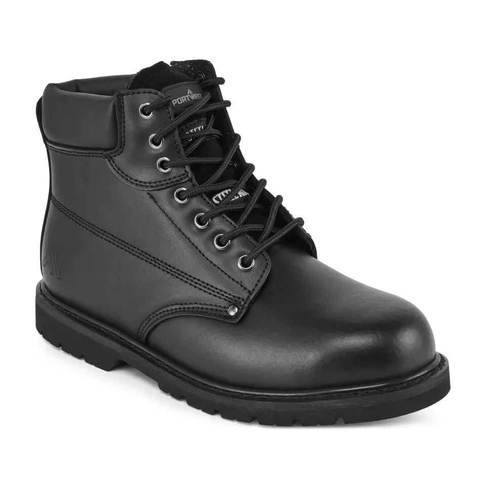 Portwest FW16BKR, Steelite Welted Safety Boot SBP HRO, Black, image 2, gallery thumbnail