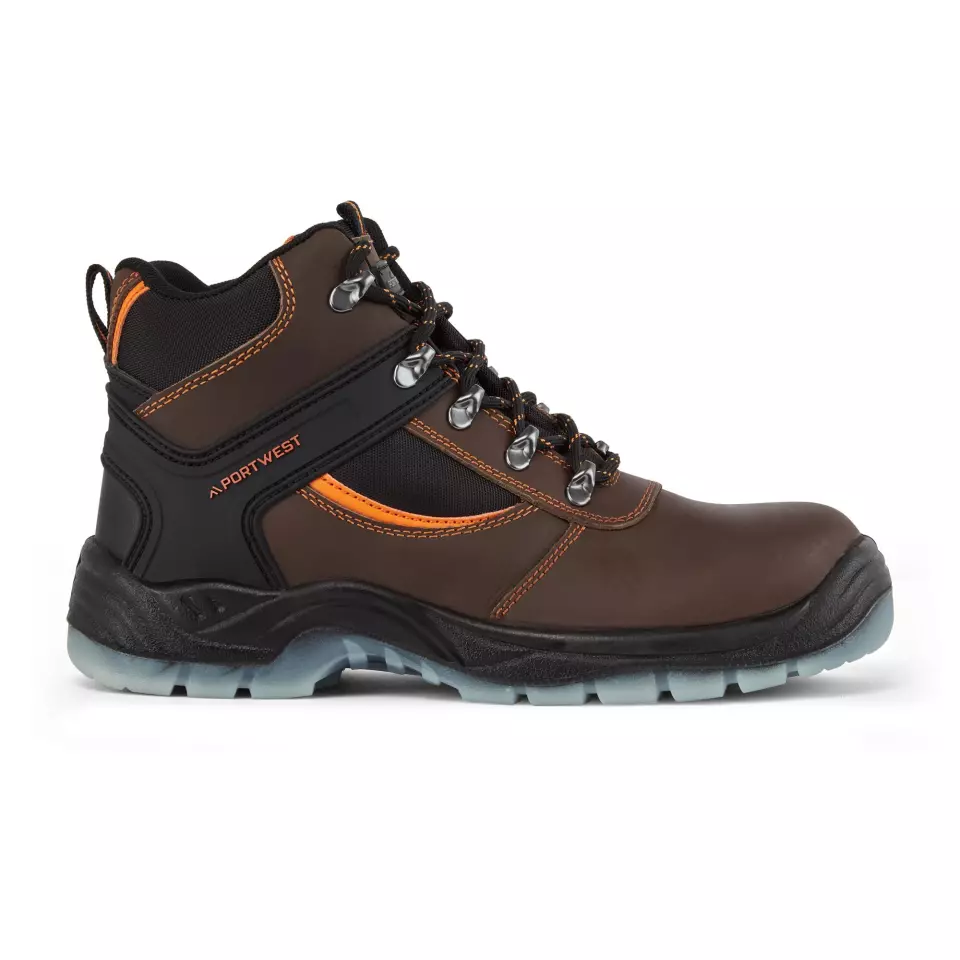 Portwest FW69BRR, Stahl-Leder-Wanderstiefel S3 SRC, Braun, image 1, gallery thumbnail