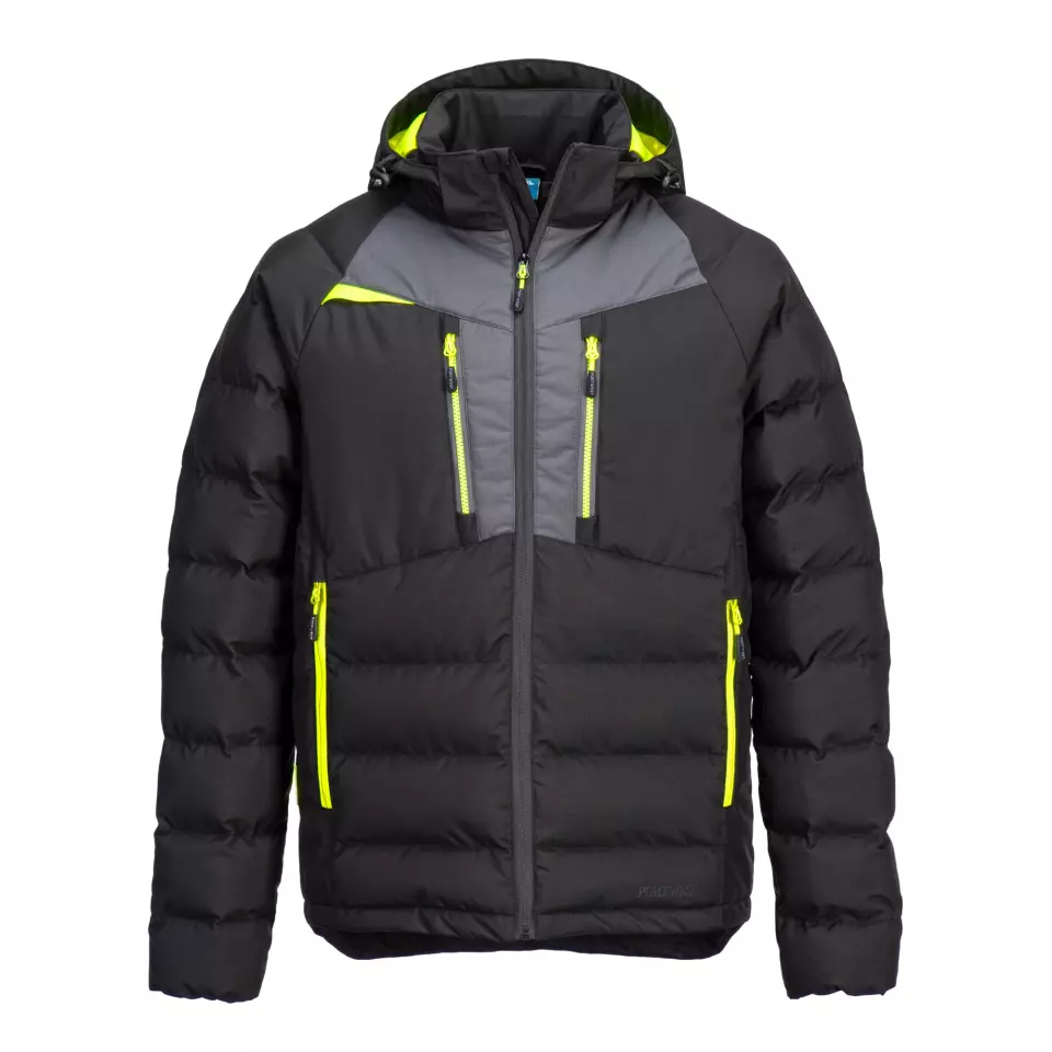 Portwest DX468BKR, DX4 Wattierte Jacke, Schwarz, image 1, gallery thumbnail