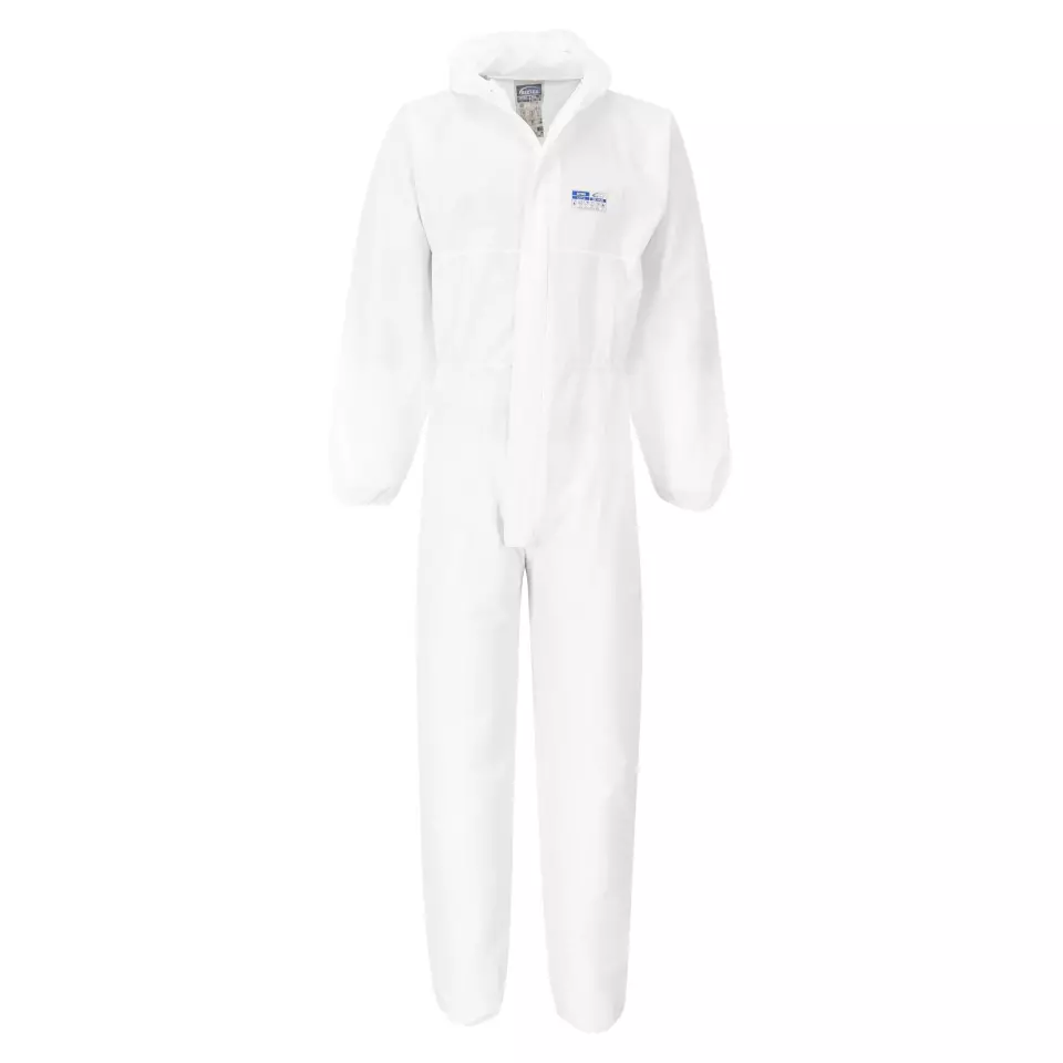 Portwest ST80WHR, BizTex SMS FR Coverall Type 5/6, White, image 1, gallery thumbnail