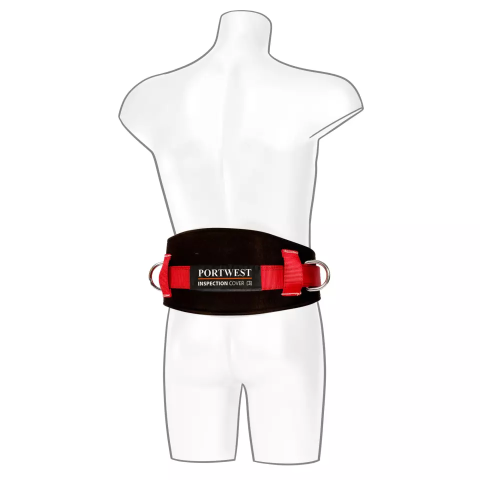 Portwest FP08BKR, Work Positioning Belt, Black, image 2, gallery thumbnail