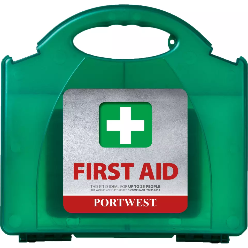 Portwest FA10GNR, Workplace First Aid Kit 25, Green, image 2, gallery thumbnail