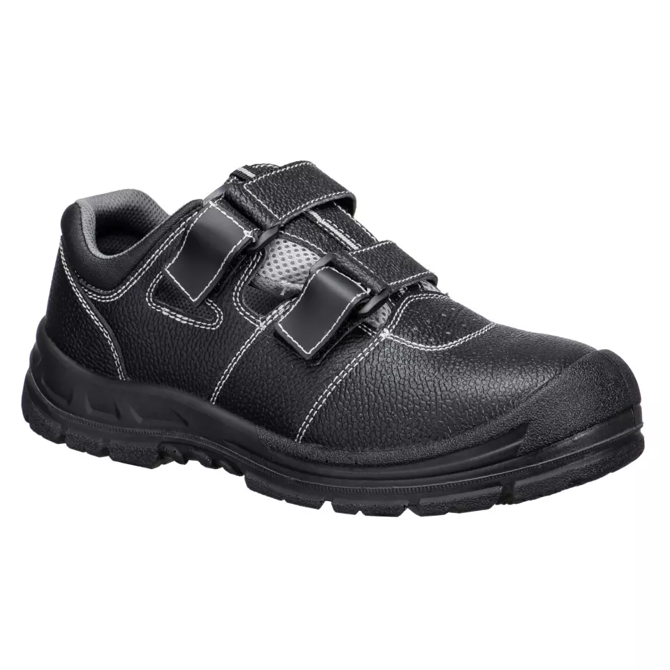 Portwest FS70BGY, Sandal S1P SR FO, Black/Grey, image 1, gallery thumbnail
