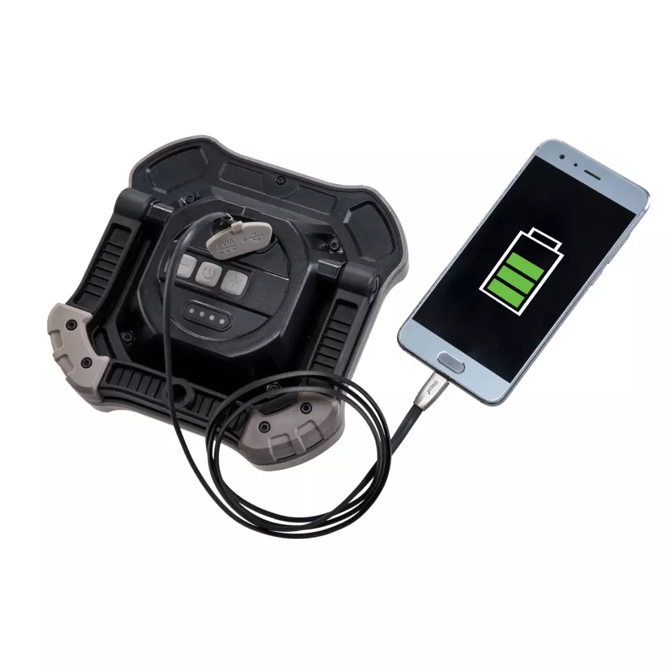 Portwest PA80BKR, USB-aufladbares Flutlicht, Schwarz, image 2, gallery thumbnail