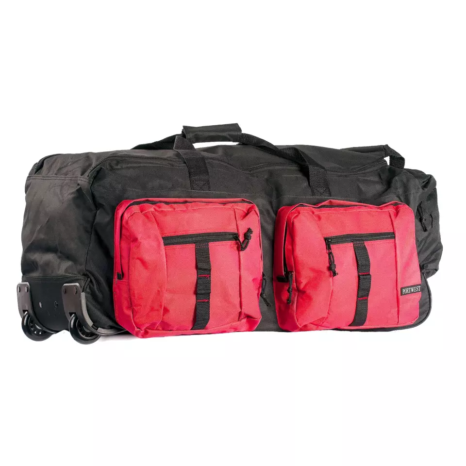 Portwest B908BKR, Multi-Pocket Travel Bag, Black, image 1, gallery thumbnail