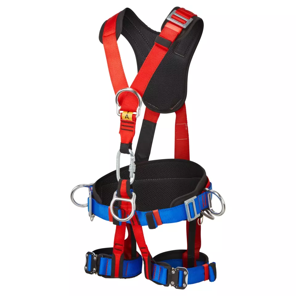 Portwest FP19RER, 4 Point Comfort Plus Harness, Red, image 5, gallery thumbnail