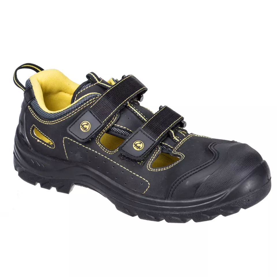 Portwest FC04BKR, Compositelite ESD Tagus Sandal S1P, Black, image 2, gallery thumbnail