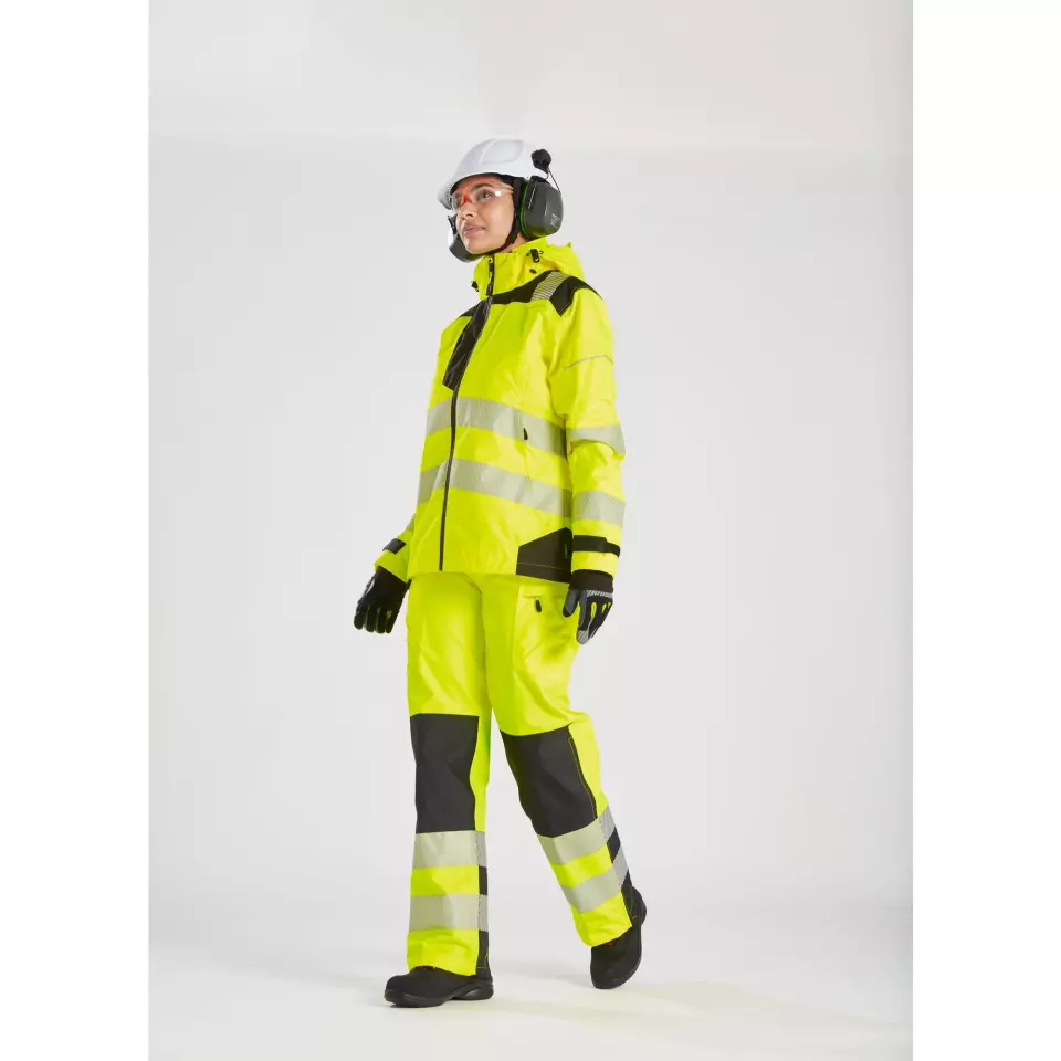 Portwest PW389YBR, PW3 Hi-Vis Damen-Regenjacke, Gelb/Schwarz, image 8, gallery thumbnail
