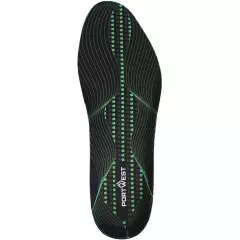 Portwest FC82BGN, Gel Cushion & Arch Support Insole, Black/Green