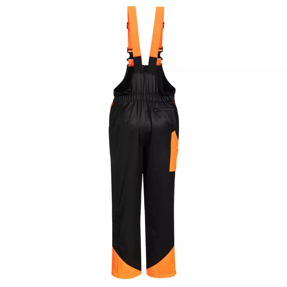 Portwest CH12BKR, Oak Chainsaw Bib and Brace, Black, image 1, gallery thumbnail