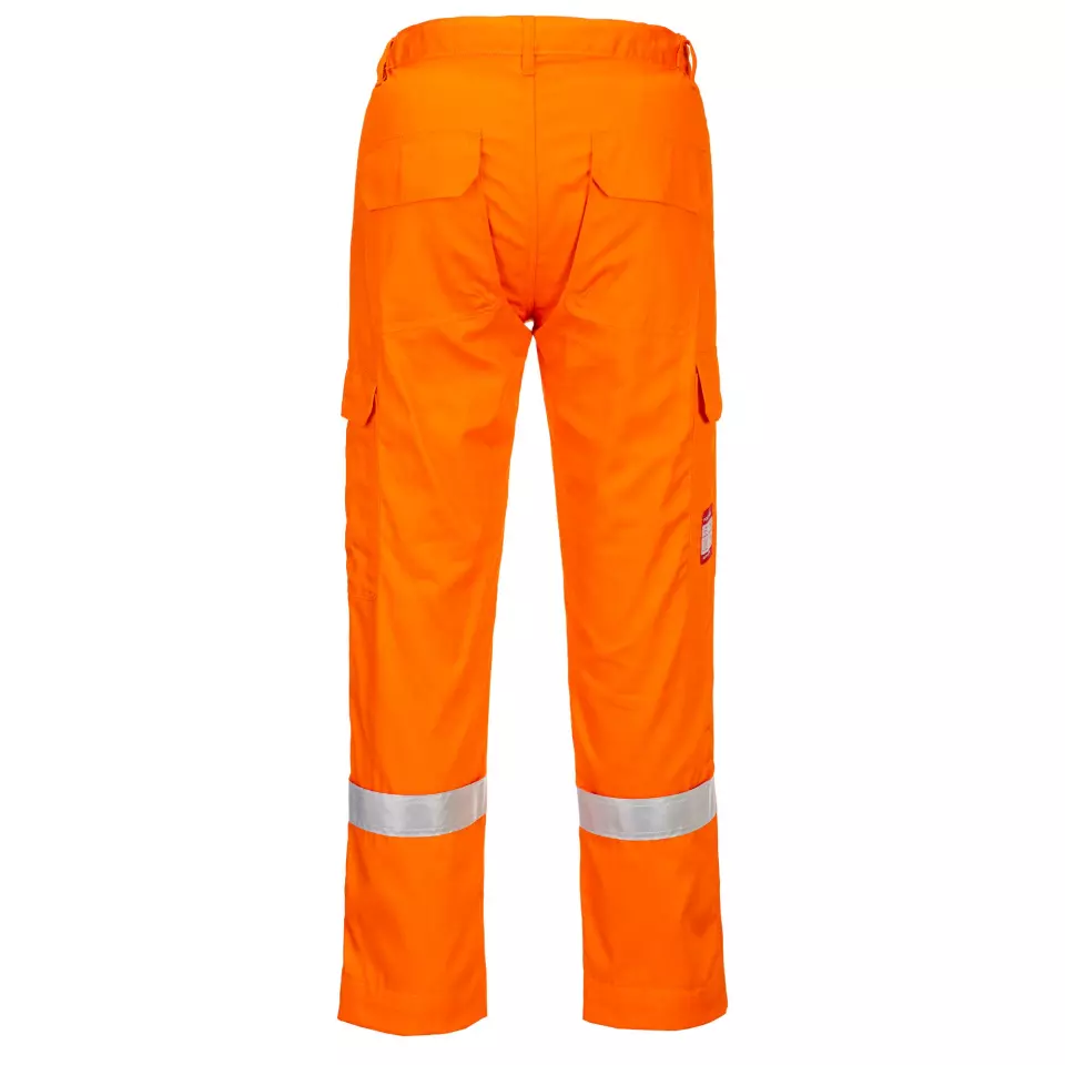Portwest FR412ORR, Bizflame Arbeits-leichte antistatische flammhemmende Hose, Orange, image 1, gallery thumbnail