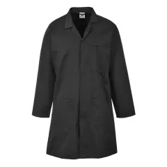 Portwest 2852BKR, Standard-Laborkittel, Schwarz