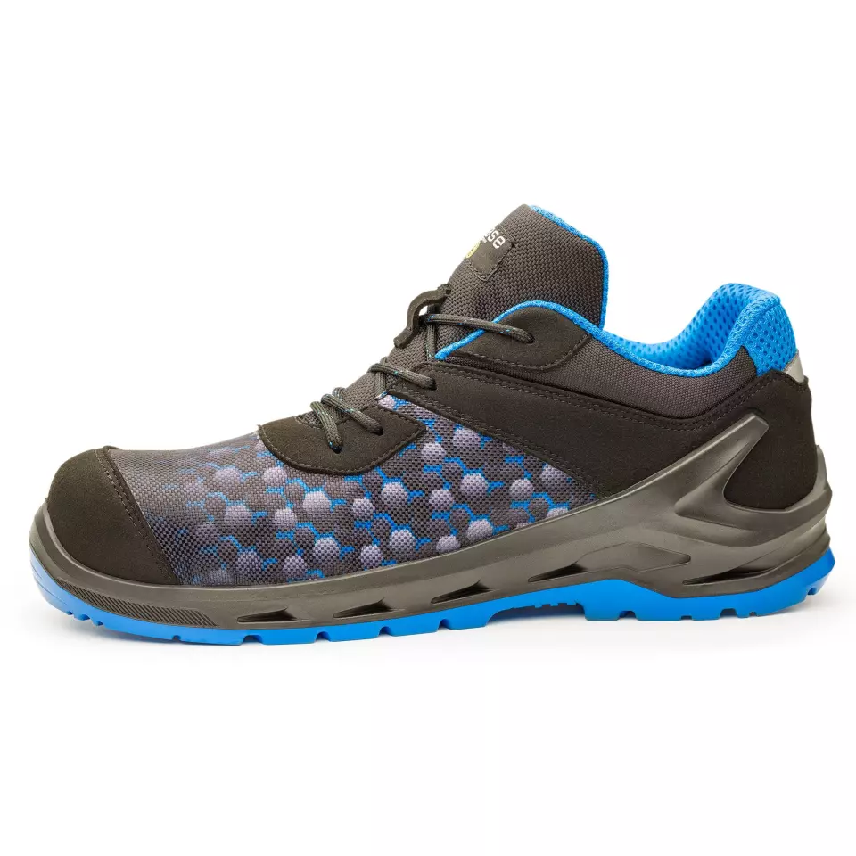 Portwest B1208GCR, I-Robox Blue Shoe S3 ESD SRC, Grey/Cobalt, image 2, gallery thumbnail