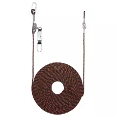 Portwest FP92K1R, 20m Rope Guided Fall Arrest, Black/Orange