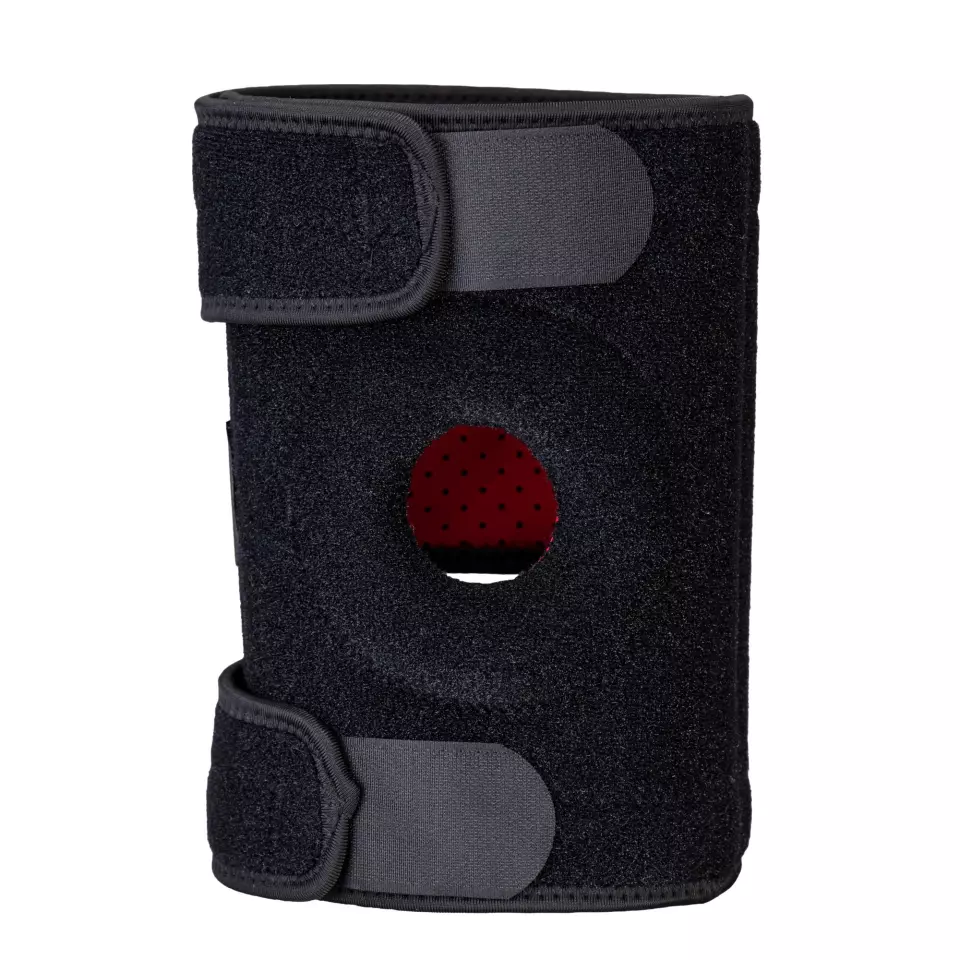 Portwest PW84BKR, Open Patella Knee Support, Black, image 1, gallery thumbnail