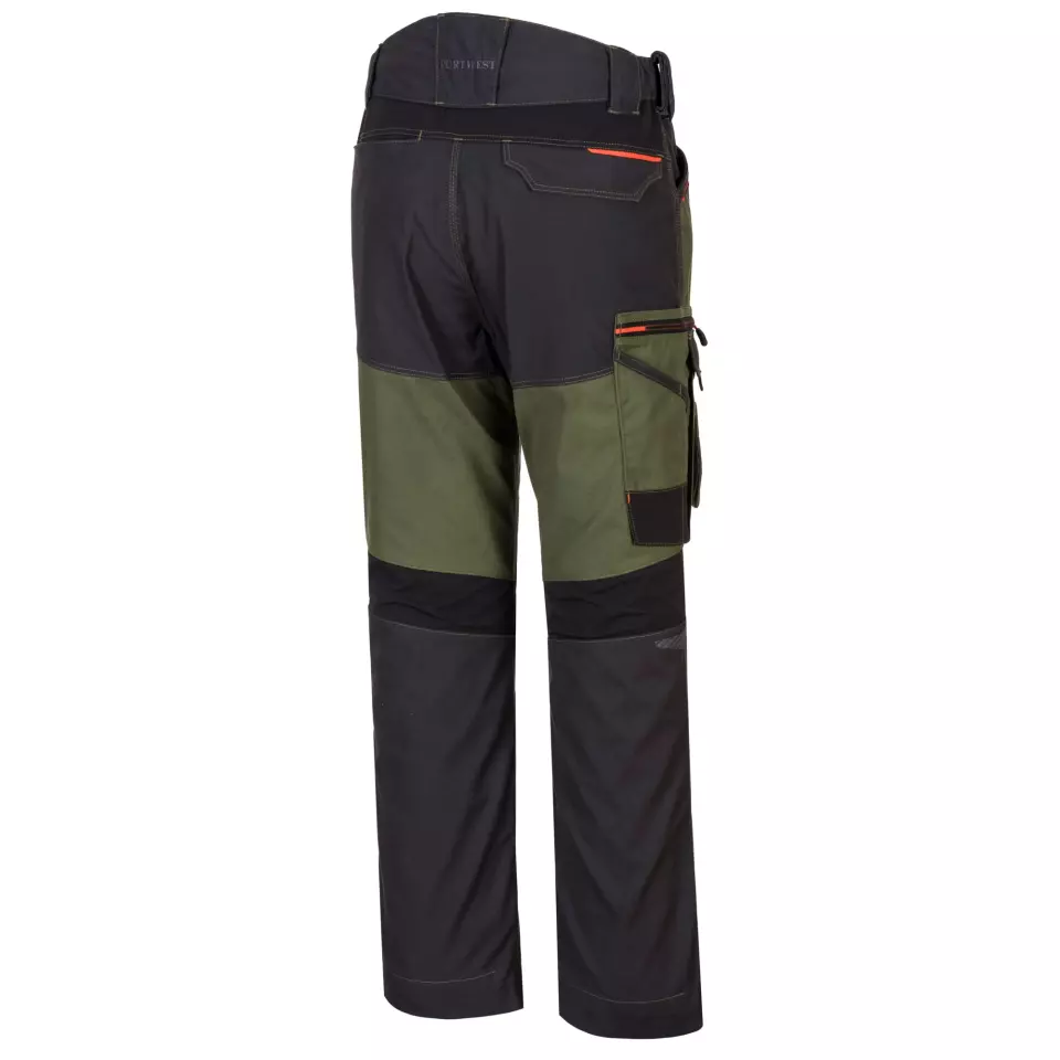 Portwest T701OGR, WX3 Work Trousers, Olive Green, image 3, gallery thumbnail