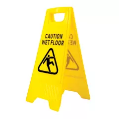 Portwest HV20YER, Wet Floor Warning Sign, Yellow