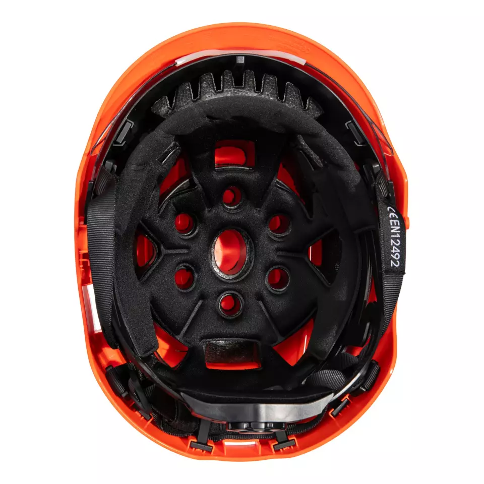 Portwest PS80ORR, Integrated Visor Helmet, Orange, image 2, gallery thumbnail