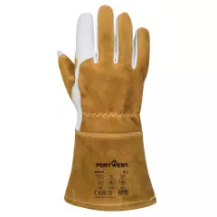 Portwest A540BRR, Mig Welding Gauntlet, Brown