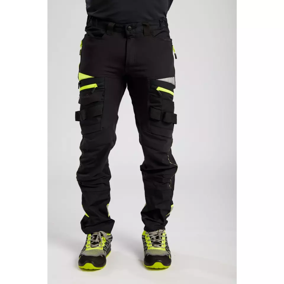Portwest DX449BKR, DX4 Work Trousers, Black, image 3, gallery thumbnail