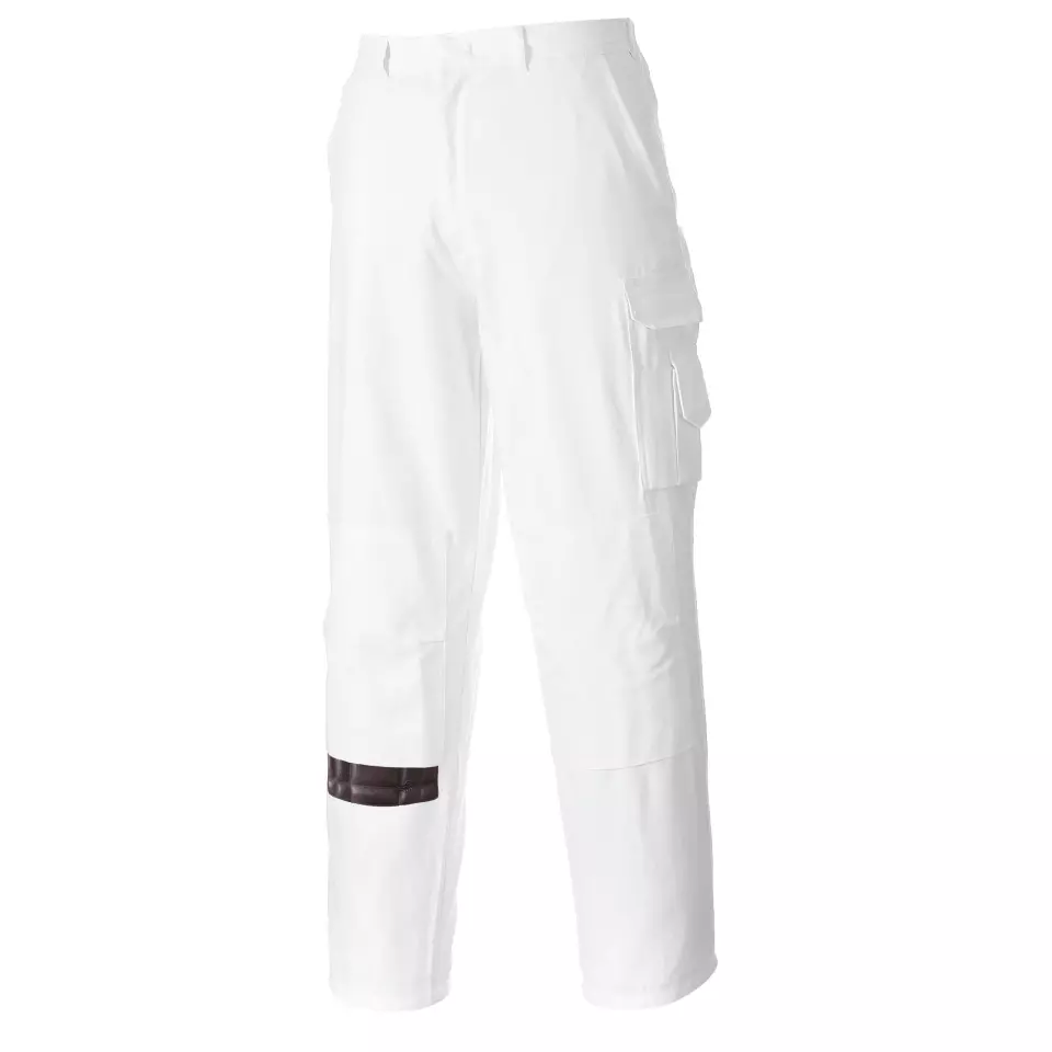 Portwest S817WHT, Maalarin housut, valkoiset pitkät, image 1, gallery thumbnail