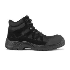 Portwest FC20BKR, Composite Textile Suede Ankle Boot S1PL SR FO, Black
