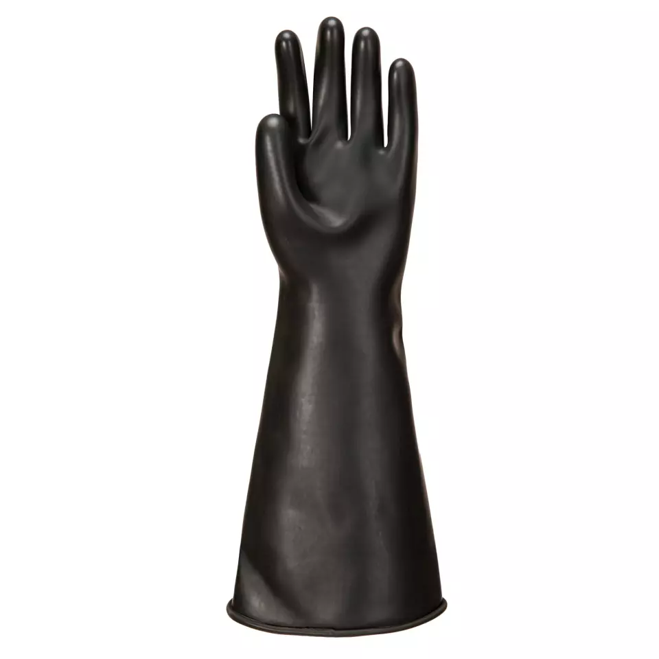 Portwest A802BKR, Schwerer Latex-Gummi-Schutzhandschuh, Schwarz, image 2, gallery thumbnail