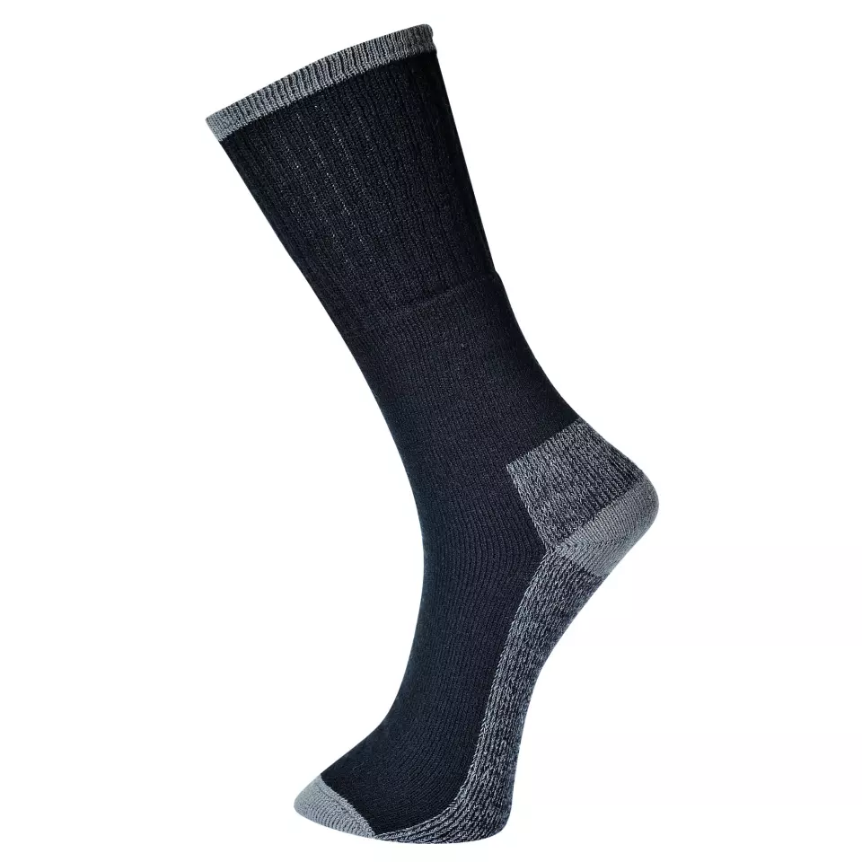 Portwest SK33BKR, Work Sock (3 Pack), Black, image 1, gallery thumbnail